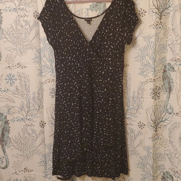 Torrid Dresses & Skirts - Torrid Black with Stars Skater Dress